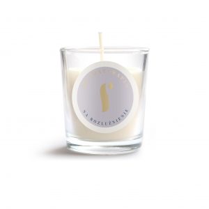 Mała sojowa świeca do aromaterapii NA ROZLUŹNIENIE (lawendowy relaks)