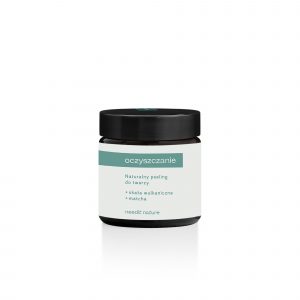 Needit Nature, Naturalny peeling do twarzy Skała wulkaniczna | Matcha