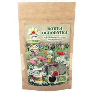 BOMBA OGRODNIKA - kulki z biohumusem i nasionami kwiatów polnych i ziół