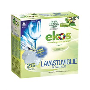 Ekologiczne tabletki do zmywarki firmy Pierpaoli - linia Ekos, 25 szt.