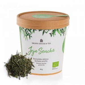 Jeju Sencha, zielona herbata, kraftowa, 40 g, Brown House & Tea