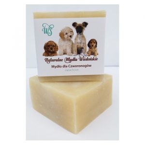 Naturalne i bezpieczne zapachowe mydło dla psów i kotów. Wrażliwa skóra naszych ulubieńców wymaga łagodnej pielęgnacji.