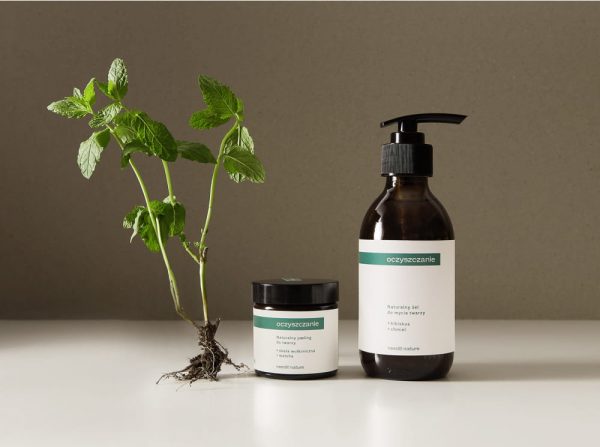 Needit Nature, Naturalny peeling do twarzy Skała wulkaniczna | Matcha