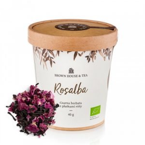 Rosalba organiczna herbata czarna z pąkami róży House & Tea