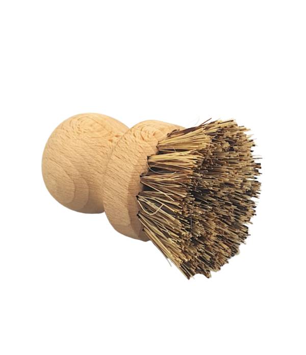Drewniana szczotka do mycia garnkow - grzybek